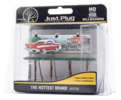 Woodland Scenics Woodland JP5793 HO Just Plug Lighted Billboard Conoco Hottest Brand -Lione Train Model Shop woodland jp5793 ho just plug lighted billboard conoco hottest brand b