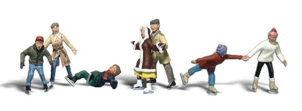Woodland Scenics A1899 HO Scale Figures - Ice Skaters 1 Woodland Scenics A1899 HO Scale Figures - Ice Skaters