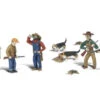 Woodland Scenics A1903 HO Scale Figures - Rabbit Hunt