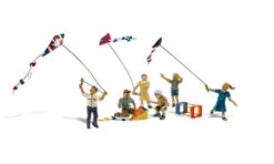 Woodland Scenics A1937 HO Scale Figures - Windy Day Play