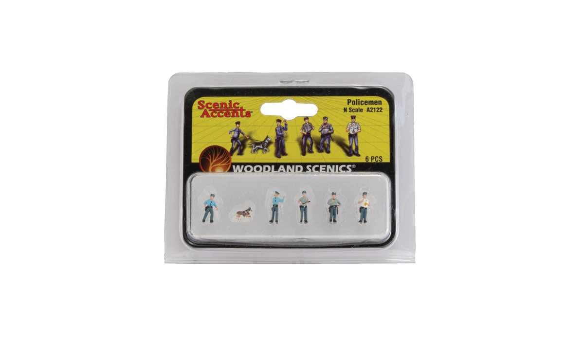 Woodland Scenics A2122 N Scale Figures - Policeman 2 Woodland Scenics A2122 N Scale Figures - Policeman - Image 2