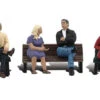 Woodland Scenics A2206 N Scale Figures - People On Benches