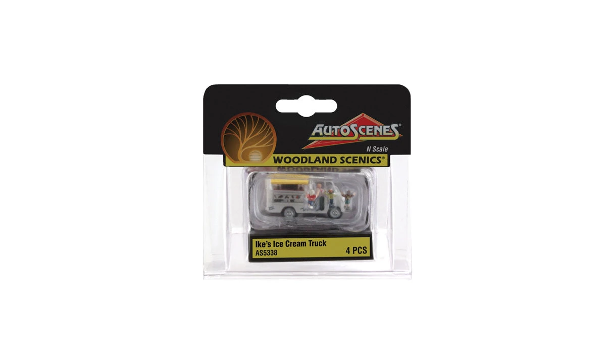 Woodland Scenics AS5338 N Scale Vehicles - Ike's Ice Cream Truck 2 Woodland Scenics AS5338 N Scale Vehicles - Ike's Ice Cream Truck - Image 2