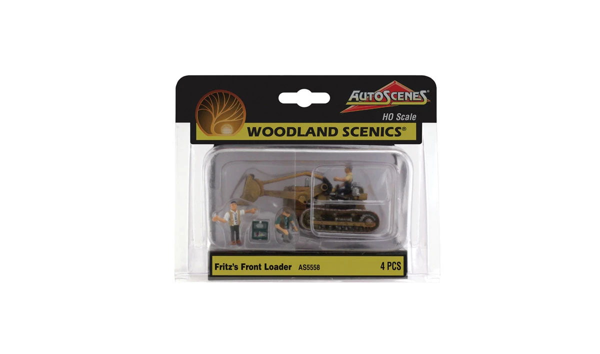 Woodland Scenics AS5558 HO Scale Vehicles - Fritz's Front Loader 3 Woodland Scenics AS5558 HO Scale Vehicles - Fritz's Front Loader - Image 3
