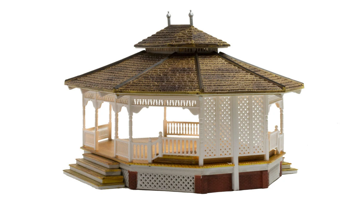 Woodland Scenics BR5035 HO Scale Built Up Structure - Grand Gazebo 4 Woodland Scenics BR5035 HO Scale Built Up Structure - Grand Gazebo - Image 4