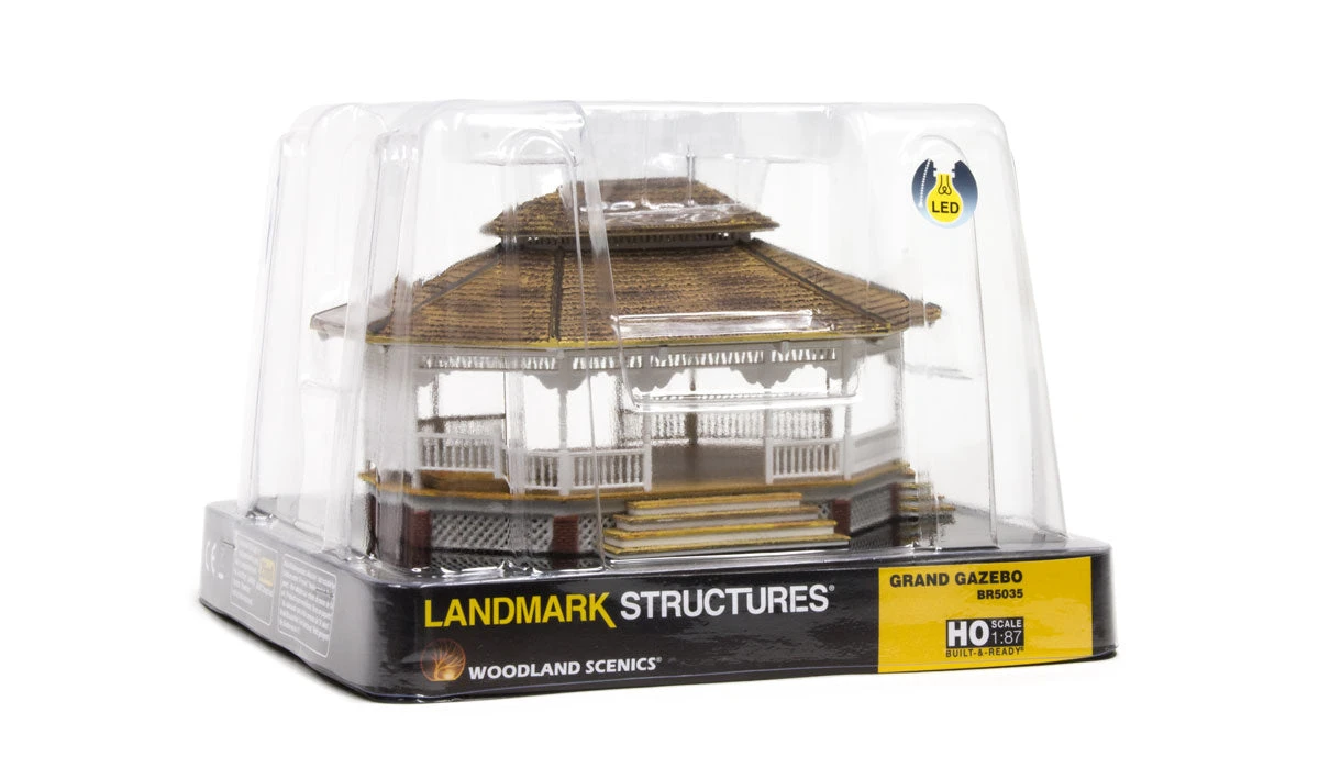 Woodland Scenics BR5035 HO Scale Built Up Structure - Grand Gazebo 8 Woodland Scenics BR5035 HO Scale Built Up Structure - Grand Gazebo - Image 8