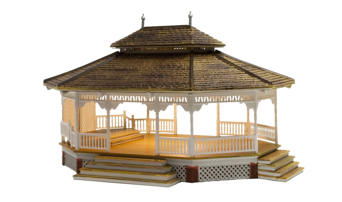 Woodland Scenics BR5035 HO Scale Built Up Structure - Grand Gazebo 1 Woodland Scenics BR5035 HO Scale Built Up Structure - Grand Gazebo