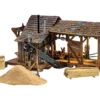 Woodland Scenics BR5044 HO Scale Built Up Structure - Buzz's Sawmill