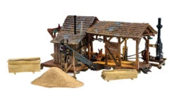 Woodland Scenics BR5044 HO Scale Built Up Structure - Buzz's Sawmill
