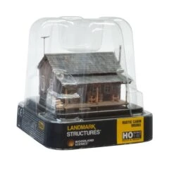 Woodland Scenics BR5065 HO Scale Built Up Structure Rustic Cabin -Lione Train Model Shop woodland scenics br5065 ho scale built up structure rustic cabin b