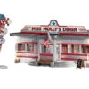 Woodland Scenics BR5066 HO Scale Built Up Structure - Miss Molly's Diner With LED Lighting