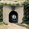 Woodland Scenics C1153 N Scale Single Track Tunnel Portal - Cut Stone (2-Pack)