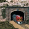 Woodland Scenics C1157 N Scale Double Track Tunnel Portal - Cut Stone (2-Pack)