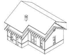 Woodland Scenics DPM 10700 HO Scale Freight Depot [Building Structure Kit] -Lione Train Model Shop woodland scenics dpm 10700 ho scale freight depot building structure kit b