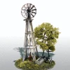 Woodland Scenics M103 HO Scale Windmill Mini Scene Kit
